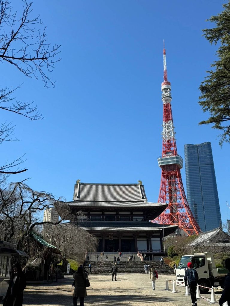 増上寺と東京タワー